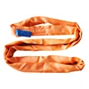 flat soft eye and eye price round 5 ton 20 ton 4 ply color code endless webbing sling belt