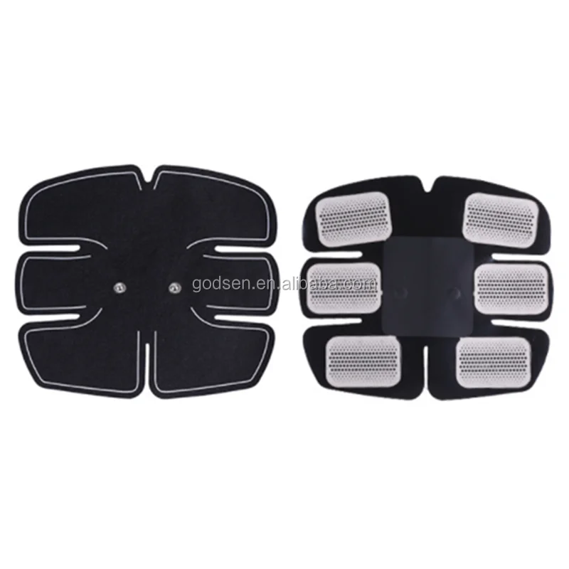Electric Abdominal Muscle Body Massager Six Pads Wireless Ems Muscle
