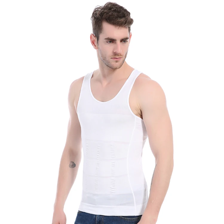 
Sleeveless Slim Fit Undershirt Shapewear Mens Shirts 