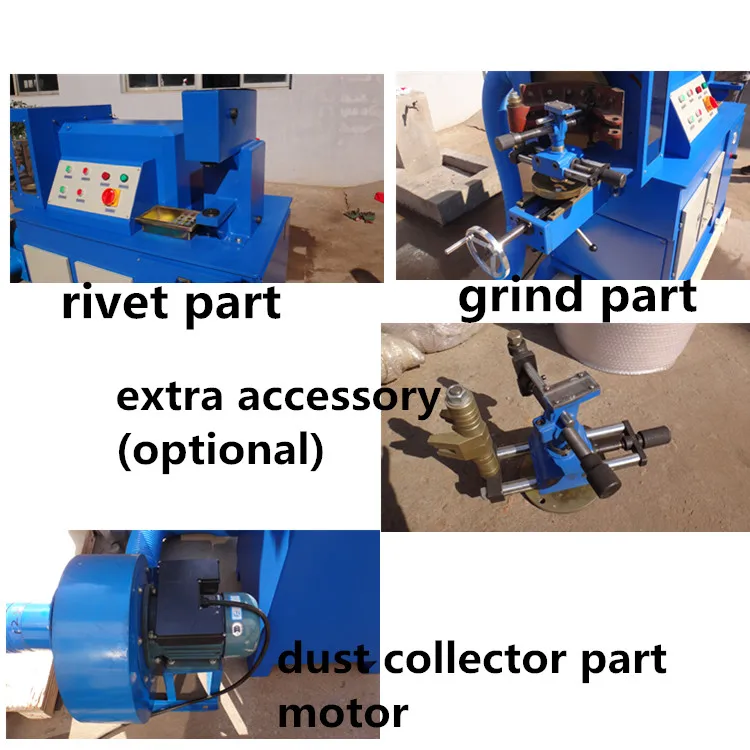 Factory Supply Brake Lining Riveting And Grinding Machine For Truck Bus