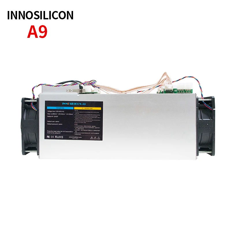 

A9 ZMaster from Innosilicon mining Equihash algorithm 50ksol/s power consumption of 620W, N/a