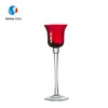 Glass Christmas candle holder for wedding decoration