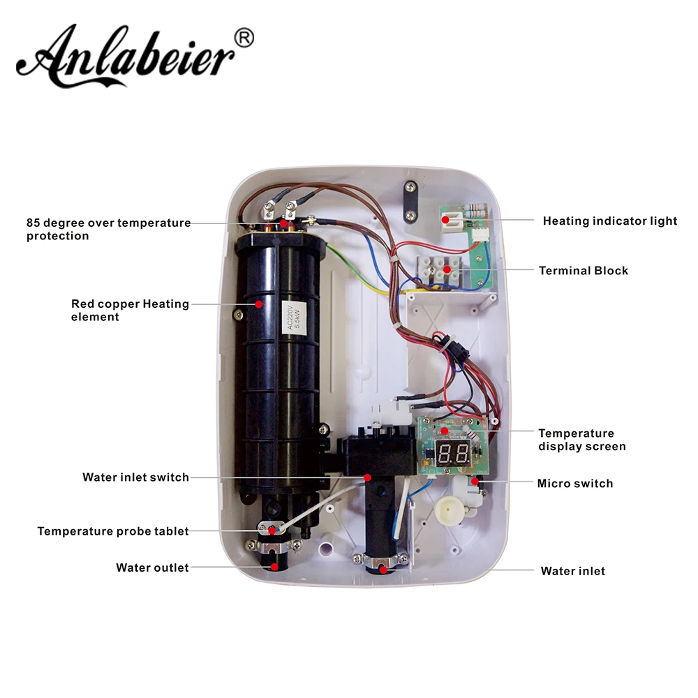 
instant electric tankless water heater hot water heater lowes for shower 