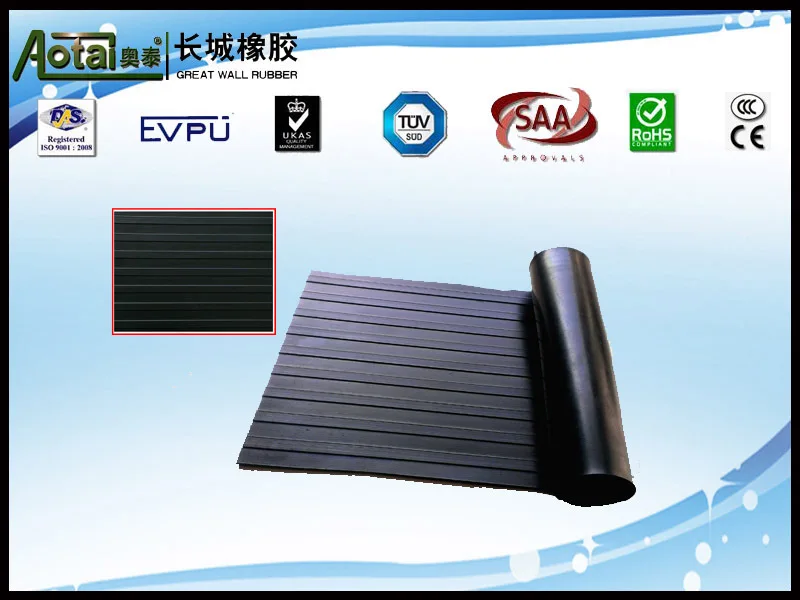 anti-slip industrial facory warehouse rubber floor