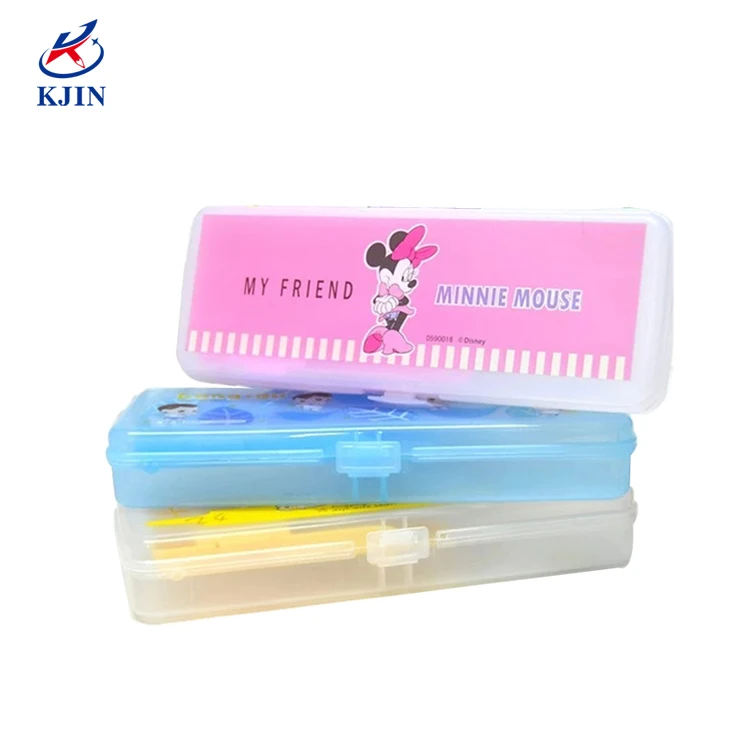 kids plastic pencil box