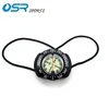 Scuba diving compass with bungee
