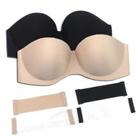 

New fashion style young ladies wedding dress bra hot women strapless invisible push up bra