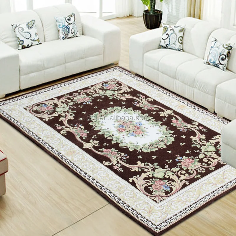 
3D printed carpet of hotel animals carton pattern rug 