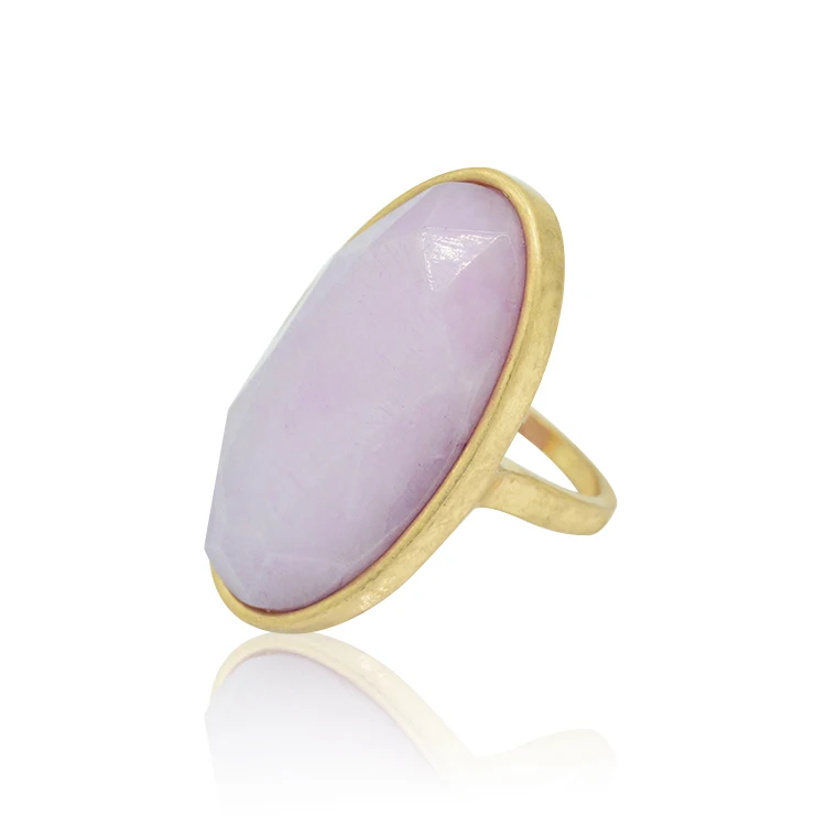 

Wholesale Statement Gemstone Beautiful big natural single stone ring designs, Picture