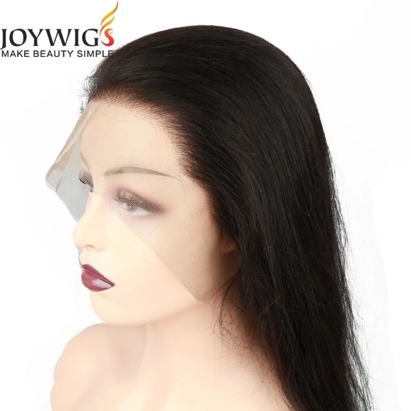 

Joyiwgs Silky Straight 13x6 Lace Front Wig Deep Part Human Hair Wig