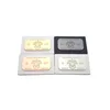 Colorful custom metal name leather label sewing tag patches for clothing