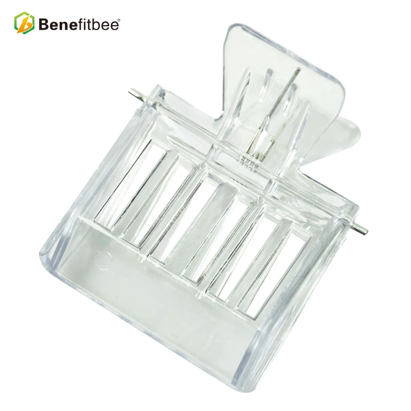 Transparent Plastic Queen Cage Clips Catcher Clip for Beekeeping