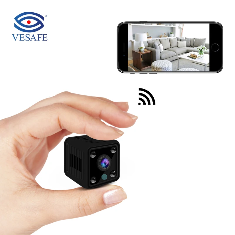 

VESAFE 2MP h.264+ mini night vision infrared wireless wifi camera