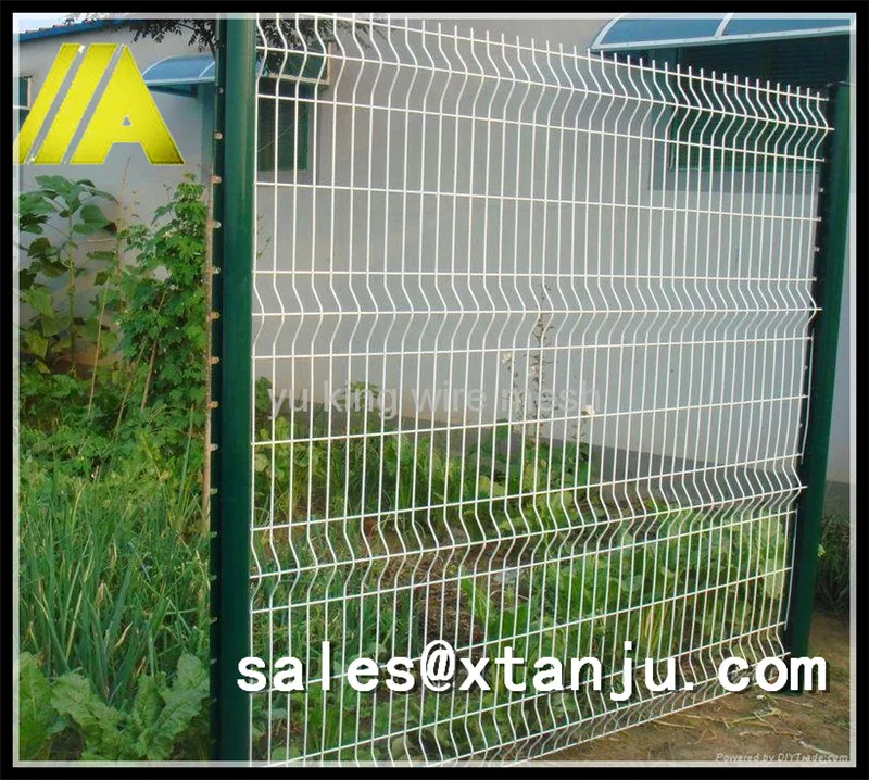 
Powder coating galvanized welded wire mesh fence 
