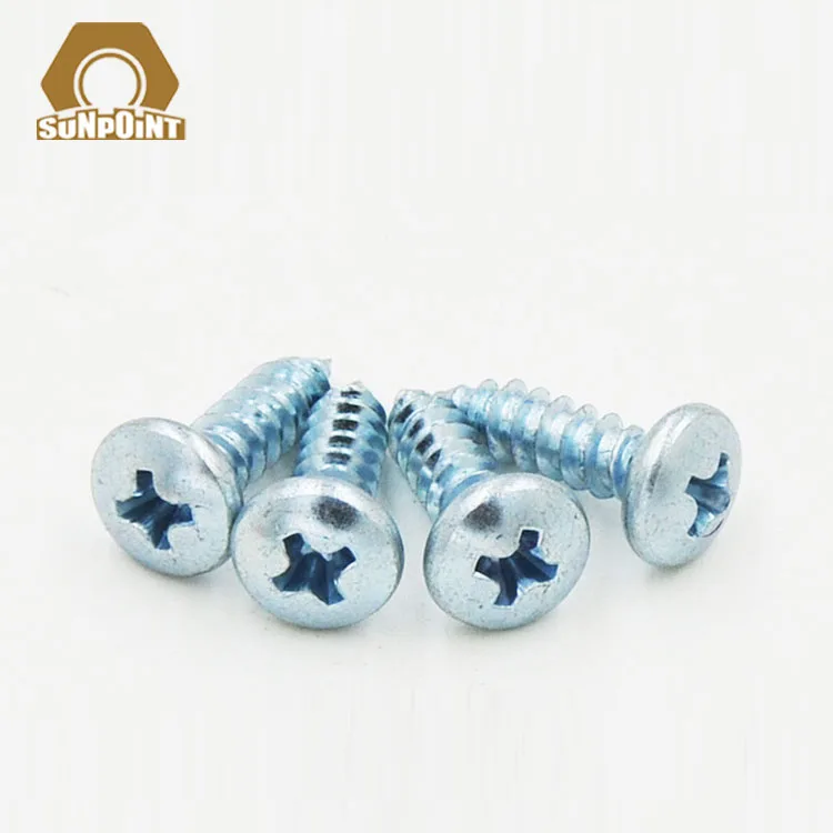 
Self-tapping screw for pan head with cross groove in metric stainless steel 