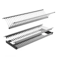 

Cabinet hardware 2 tiers kitchen stainless steel dish rack Kitchen accessories