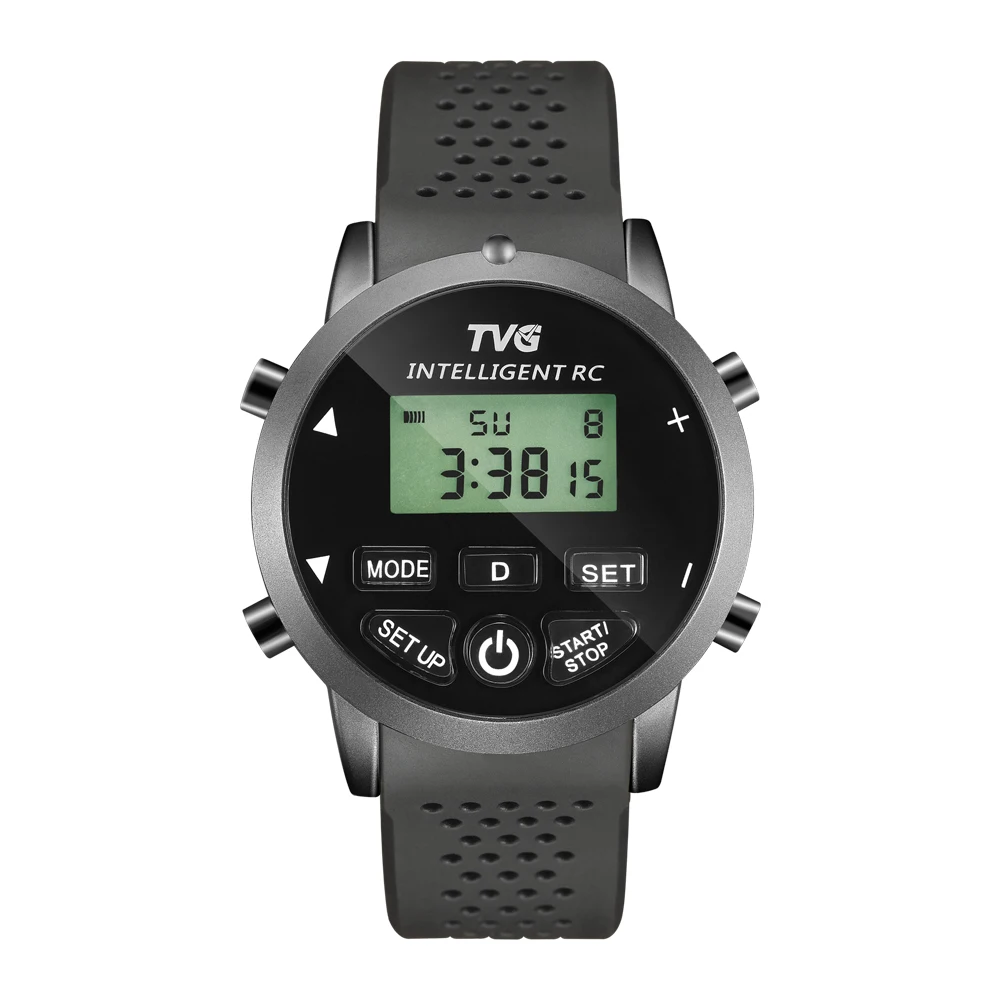 

TVG 118 Men Digital Movement Watch Fashion Casual Multi-function Silicone Band Watch Alarm Calendar Back Light