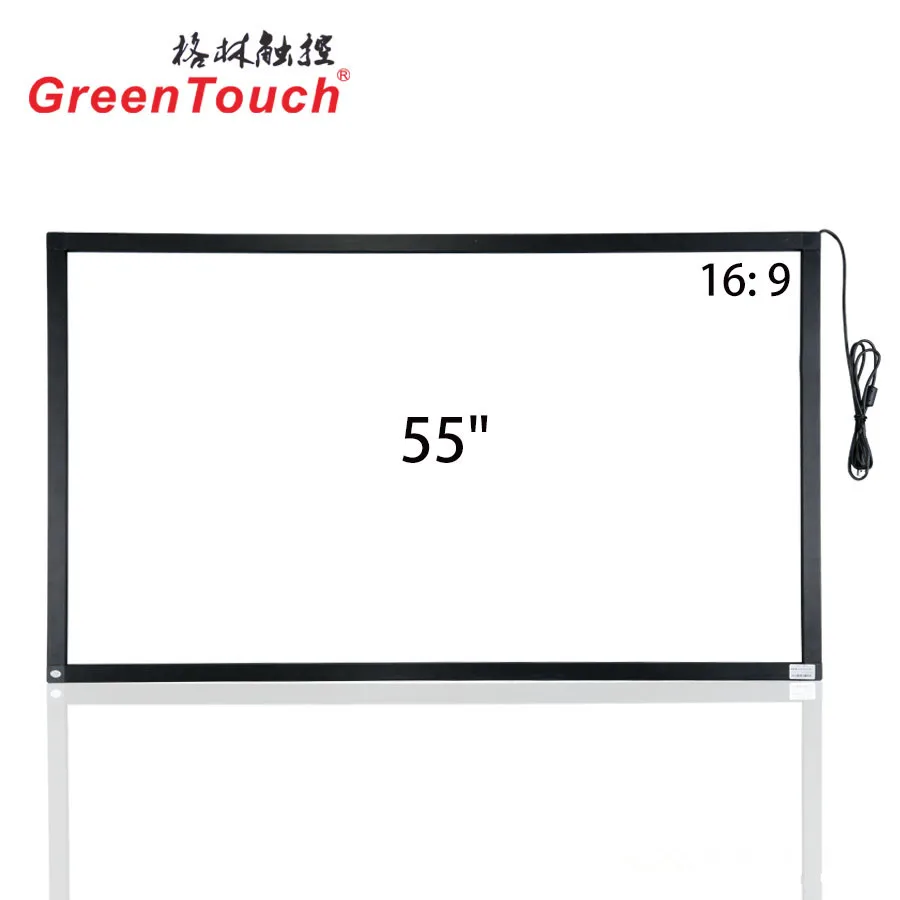 

All in one pc/TV/Advertising 55 inch infrared multi touch screen frame overlay