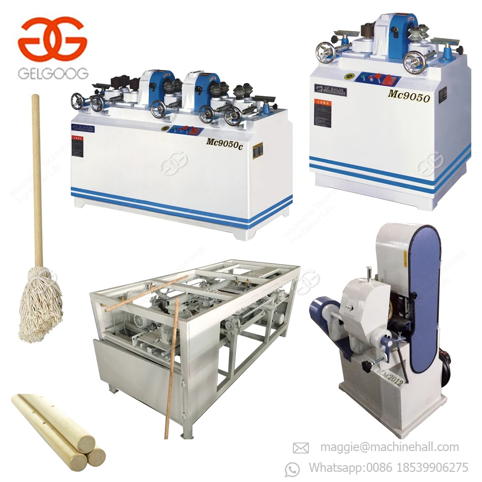 Industrial Automatic High Speed Wooden Shovel Handle Round Wood Rod Broom  Wood Stick Making Machine - China Wood Round Stick Machine, Round Wood  Stick Making Machine