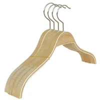 

2020 New updating clothes wood hanger wholesale splint clothing hangers for store and shop