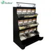 supermarket candy display shelf store equipment with acrylic box