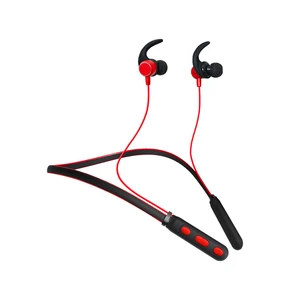 New mini sport stereo waterproof earbuds running magnetic neckband wireless earphone with mic