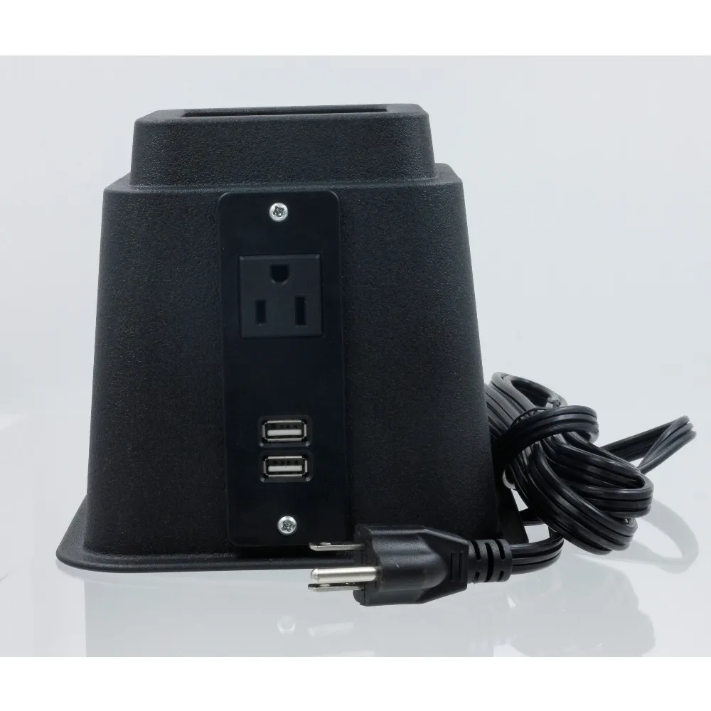 3+5 Inch Bed Risers With Usb Ports And Outlets Adjustable Bed Risers