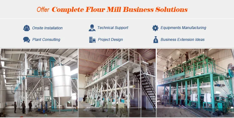 Teff Flour Mill Screen Size 0.2Mm Flour Milling Machine Powder