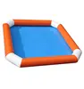 Summer backyard orange PVC inflatable pool / Cut corner inflatable pool for kids