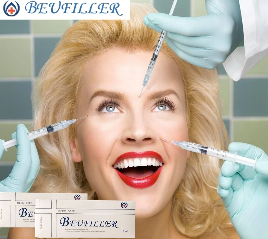

Wholesale BEUFILLER 2ml Derm Deep Facial Injectable HA Dermal Filler