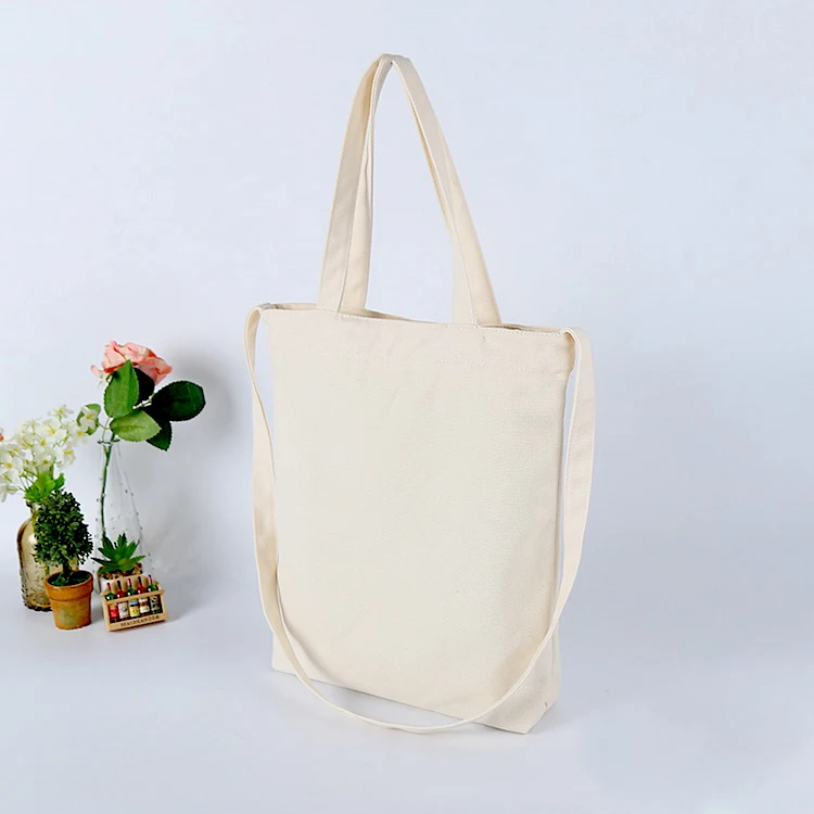 Fashion Simple Cotton Canvas Tote Cross-body Bag With Custom Printing ...