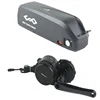 Germany stock no tax 500W Bafang BBS02 Mid Drive E Bike Conversion Kit with hailong Lithium Battery