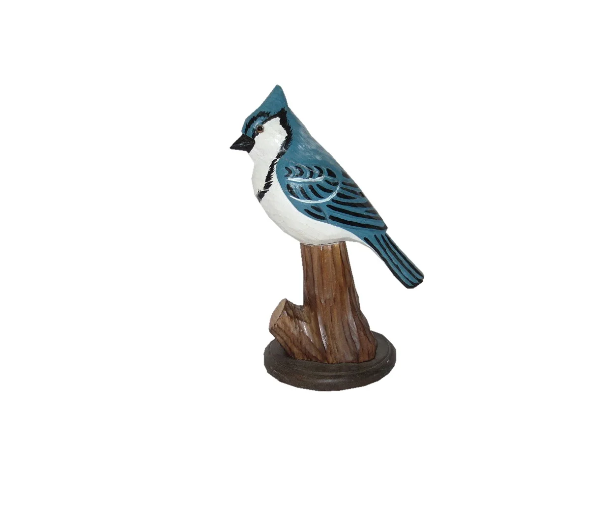 Spring Decoration Wooden Handmade Carved Decorative Bird