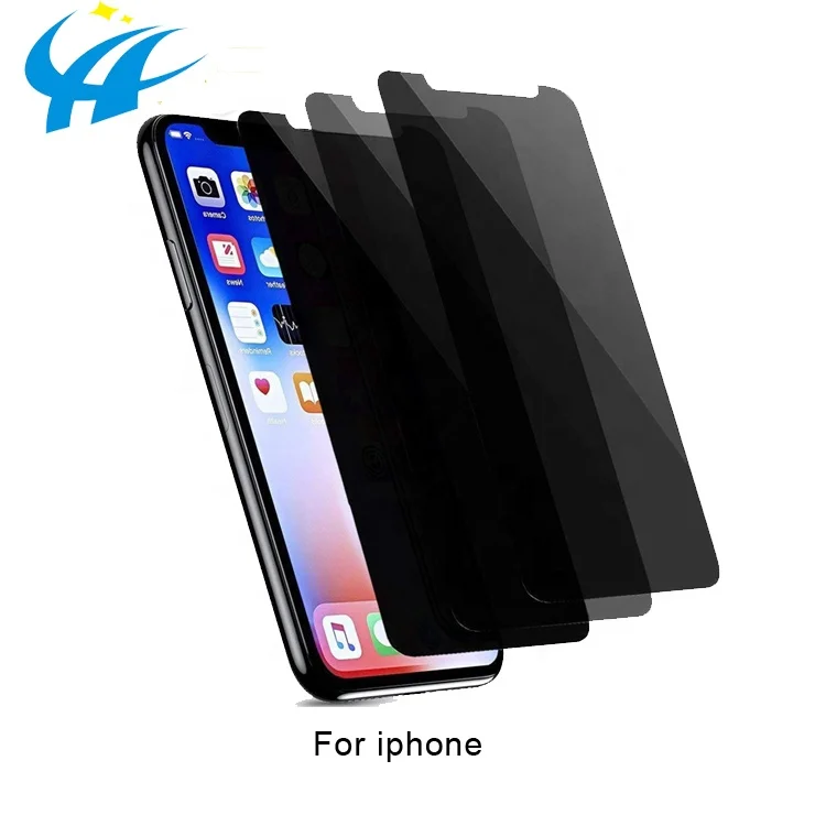 

new arrivals 2019 latest design full cover 6d anti-fingerprint 0.33mm protection film for iphone x anti shock asahi glass