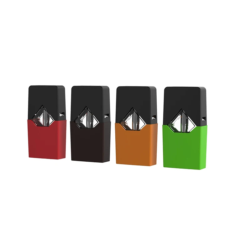 

Refillable pods for Thick cbd oil ceramic coil empty juuls pods, Green/red/orange/brown