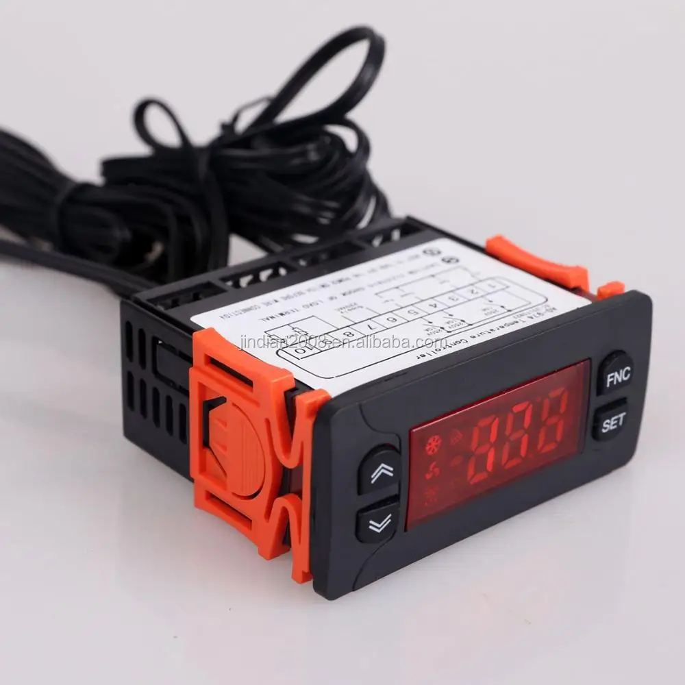 230v Lcd Regulator For Cold Room Black Led Temperature Controller