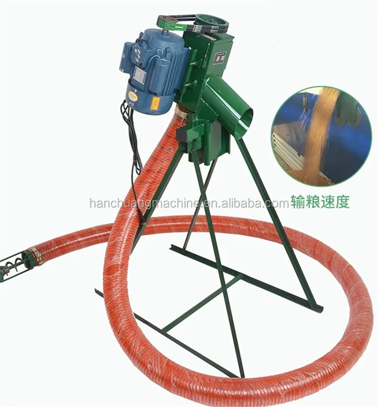 Small Vehicle Mounted Hose Spiral Grain Suction Machine - Buy Grain ...