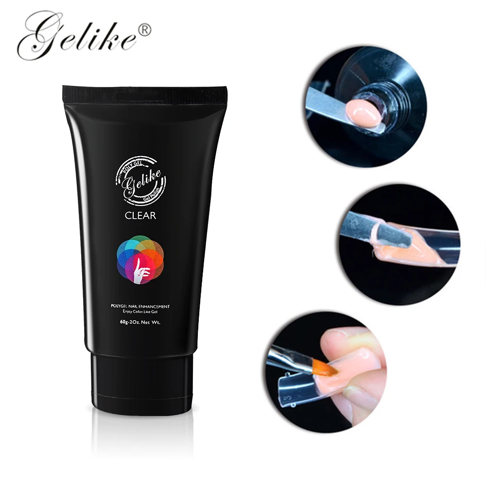 

Top product on Bologna Cosmoprof extension nail art gel polish polygel kit new glitter colors