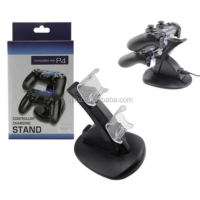 

Best Selling Products LED Dual Charger Dock Station USB Charging Stand for PS4 Controller