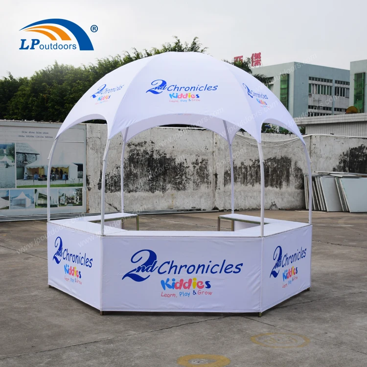Custom Indoor And Outdoor Promotion Tent Kiosk Hexagonal Dome Vendor
