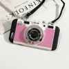 Stereo camera mobile phone case pc tpu 2 in 1 3D camera phone case straps for iphone 6 6s plus
