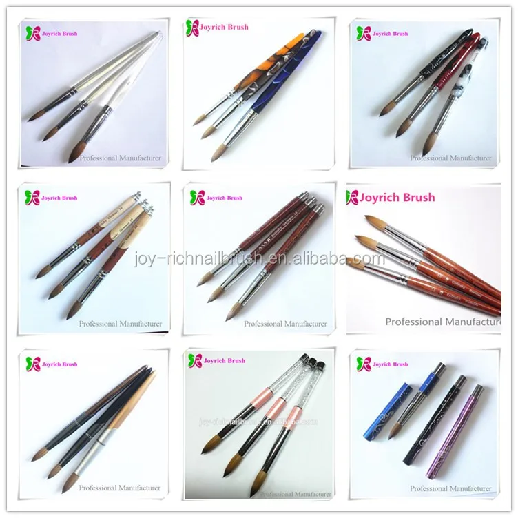 High quality wooden handle kolinsky acrylic nails brush.jpg