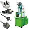 Electric 2pin 3 pin plugs 25ton vertical injection moulding machine for making power plug