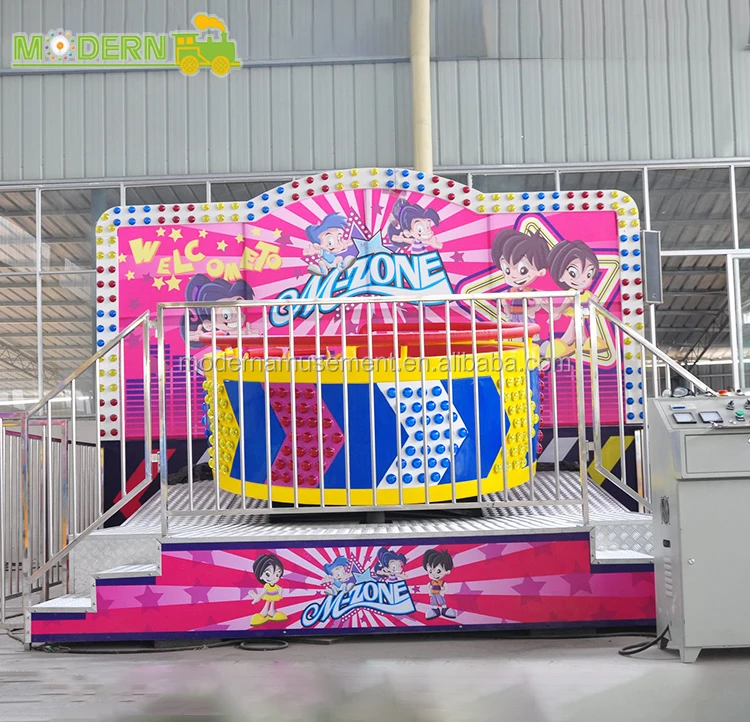 Modern newest carnival rides 8 persons mini disco tagada thrill ride