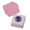 Square Luxury Decorative Rigid Cardboard Paper Packaging Gift Set Candle Jar Box Custom Logo With Insert