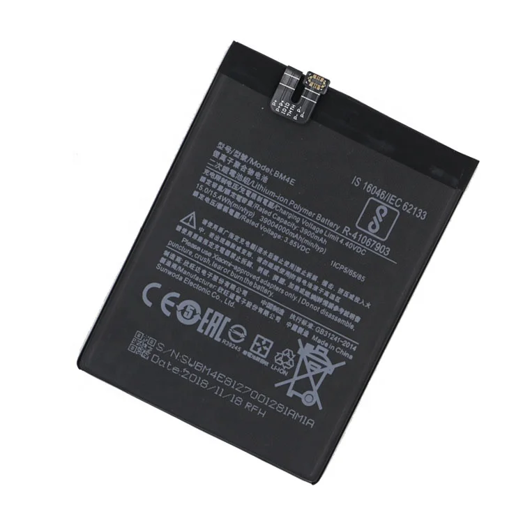 
Original Replacement Battery BM4E For Xiaomi MI Pocophone F1 battery Authentic Phone Battery 4000mAh 