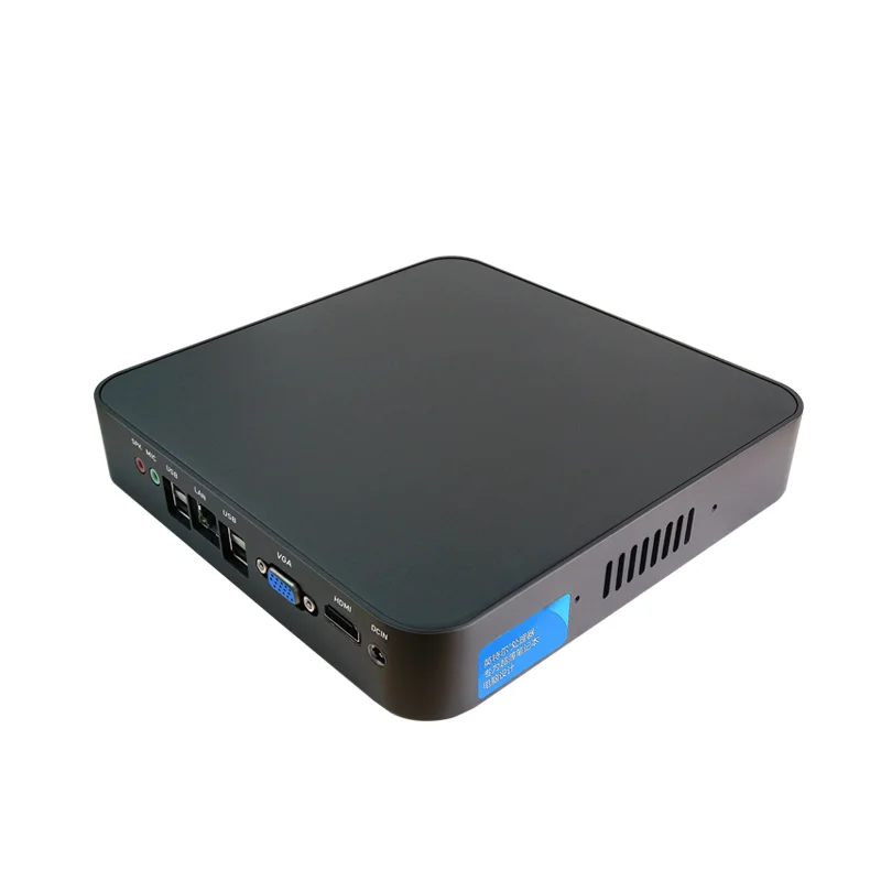 Amazon HOT New model silver color Barebone System Mini small  computer portable mini desktop computer for office easy work