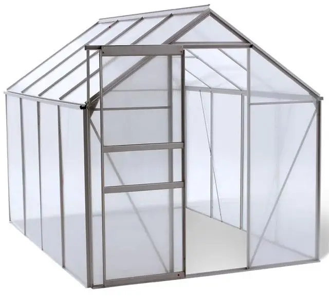 

PC greenhouse garden small home aluminium garden house 8ft*10ft