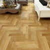 R1 Herringbone Parquet Flooring Oak or Black Walnut Enginerred Wood Flooring Customizable Color
