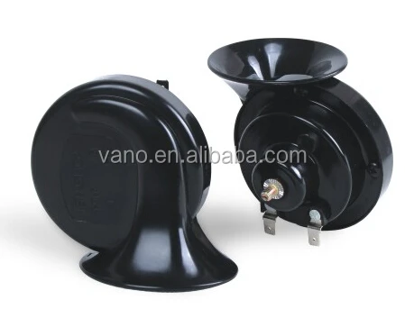 Hign quality 12V, 24V motorcycle disc horns, motorcycle audio speaker horn
